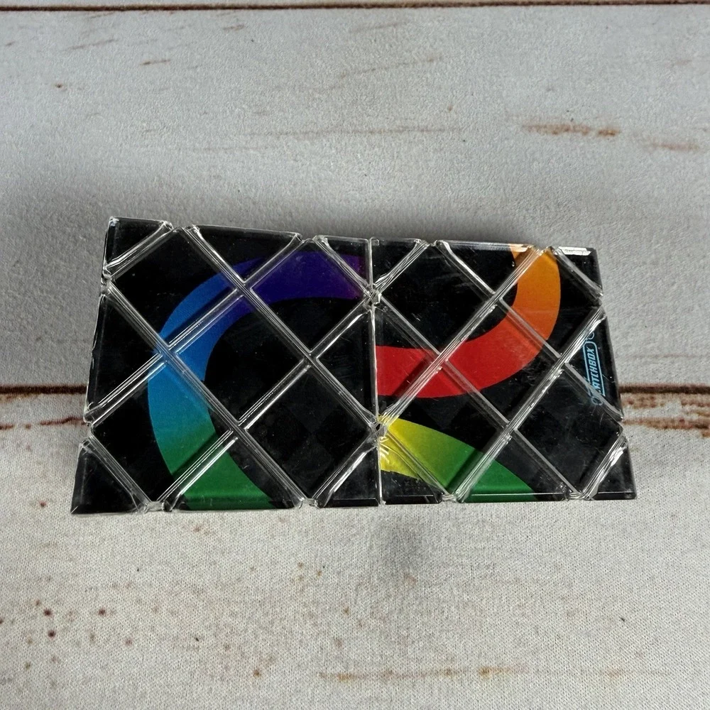Vintage 1986 Rubik's Puzzle Matchbox Rubix Cube Game Original Used